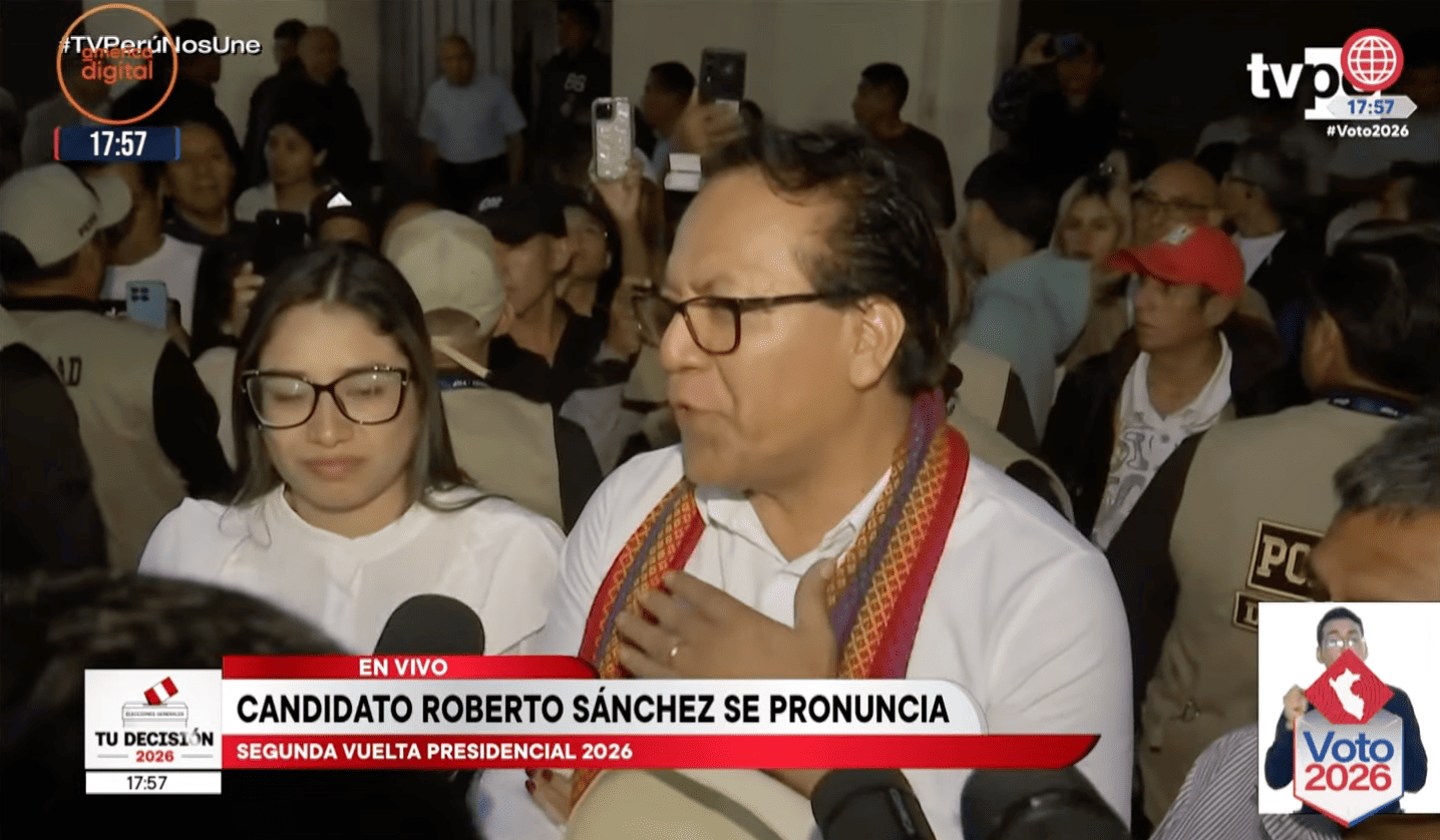 “Nadie puede decir ya gané o perdí”: Roberto Sánchez tras re